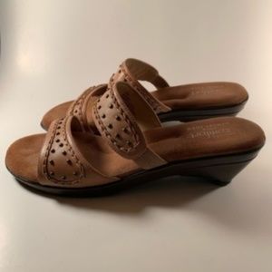 Strictly Comfort Leather Sandals Size 9